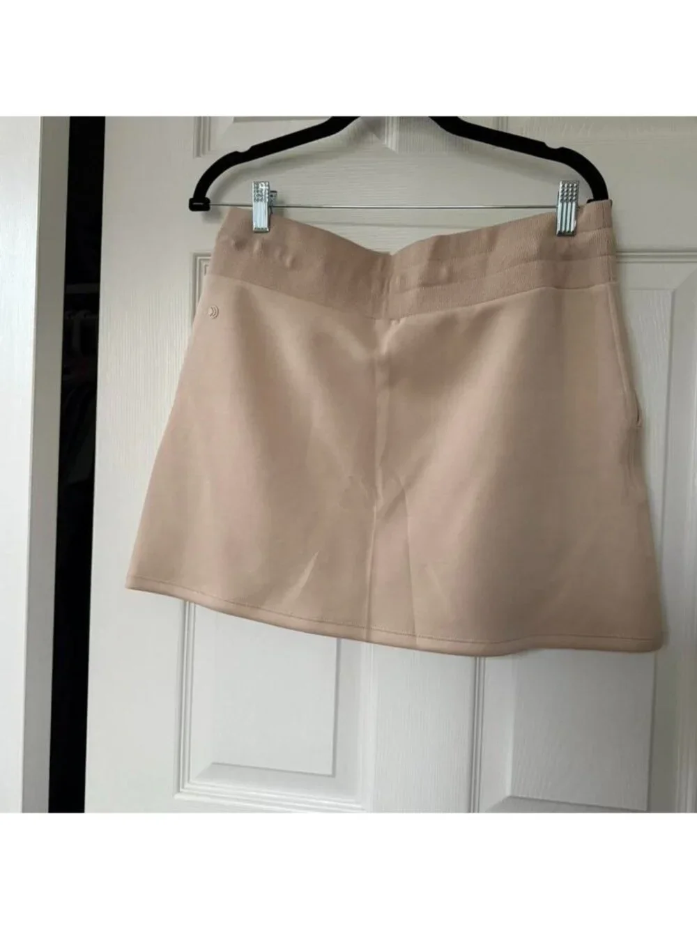 NWT Tan Skirt With Drawstring - Picture 2 of 4
